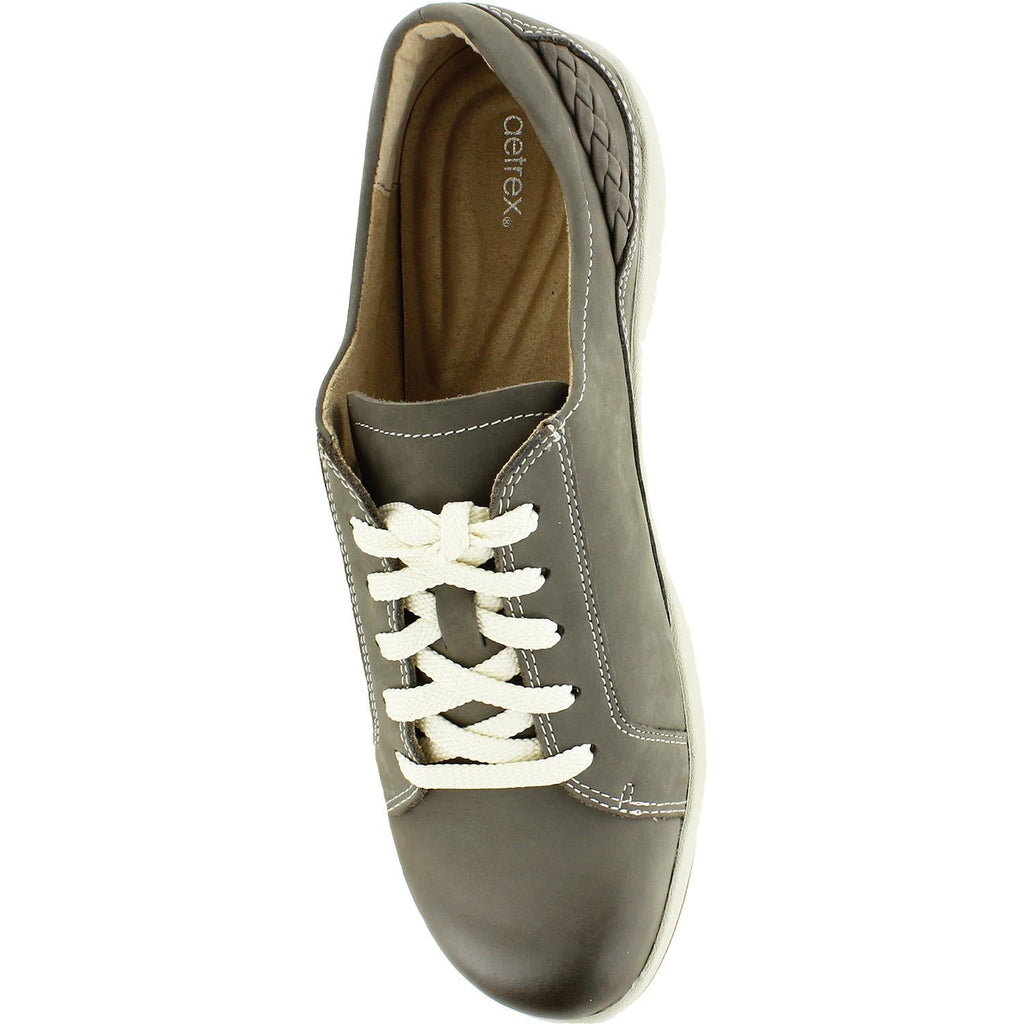 Aetrex Dana Women's Sneakers Warm Grey Leather