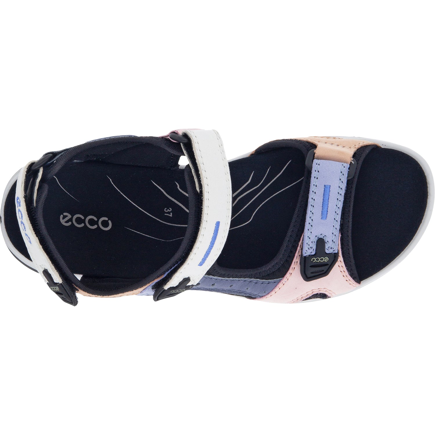 Ecco Yucatan Women's Sandals Multi Color Eventide Nubuck