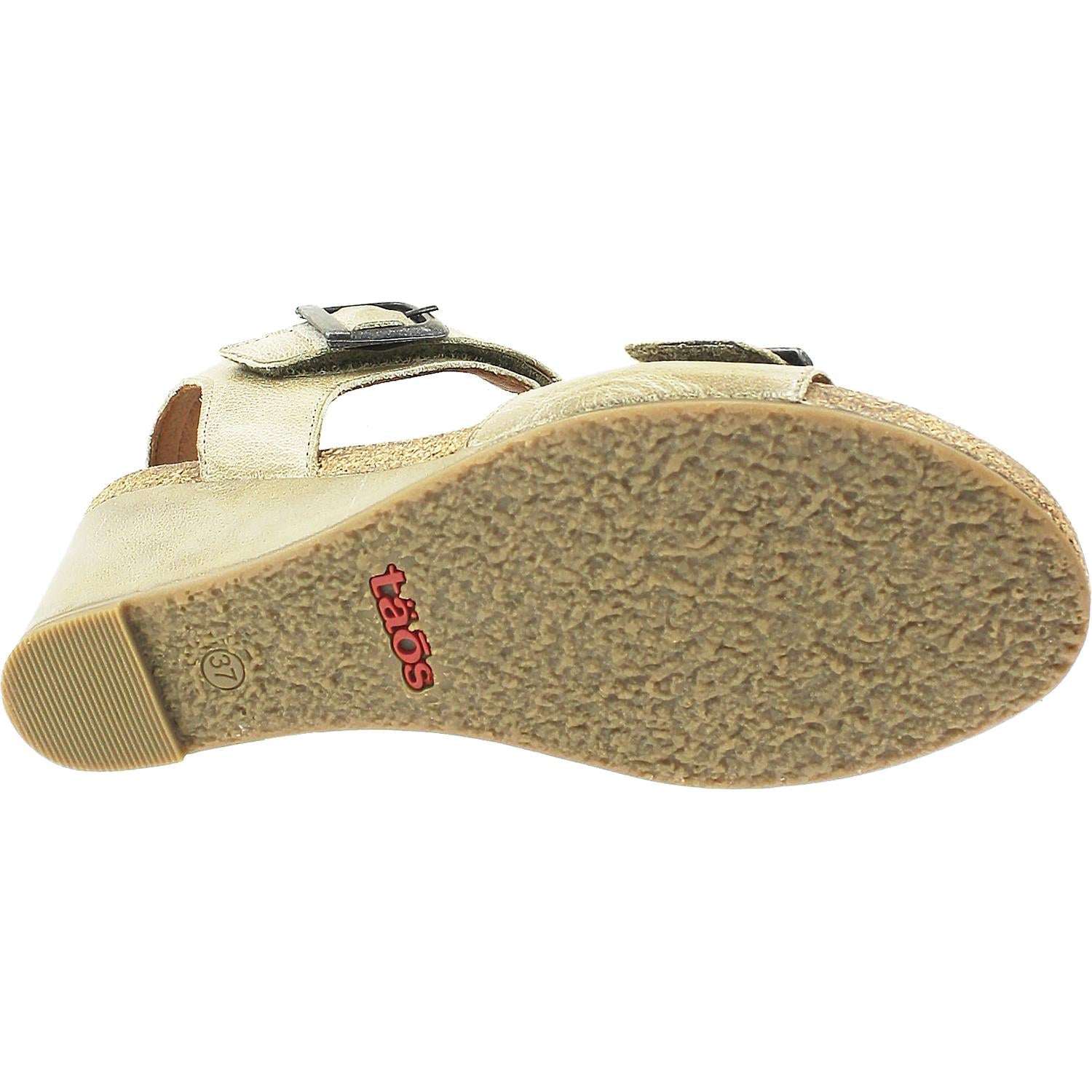 Taos Buckle Up Women's Support Sandals Stone Leather