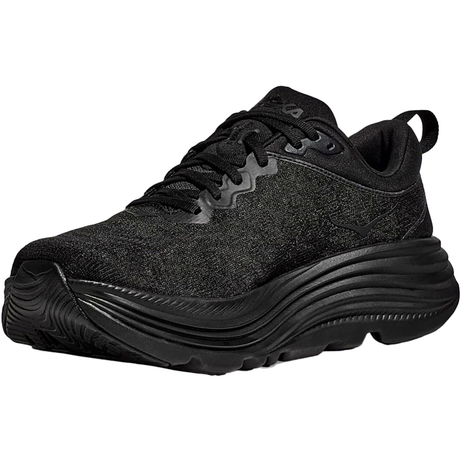 Hoka Gaviota 5 (Stability Support) Women's Running Shoes Black/Black Mesh