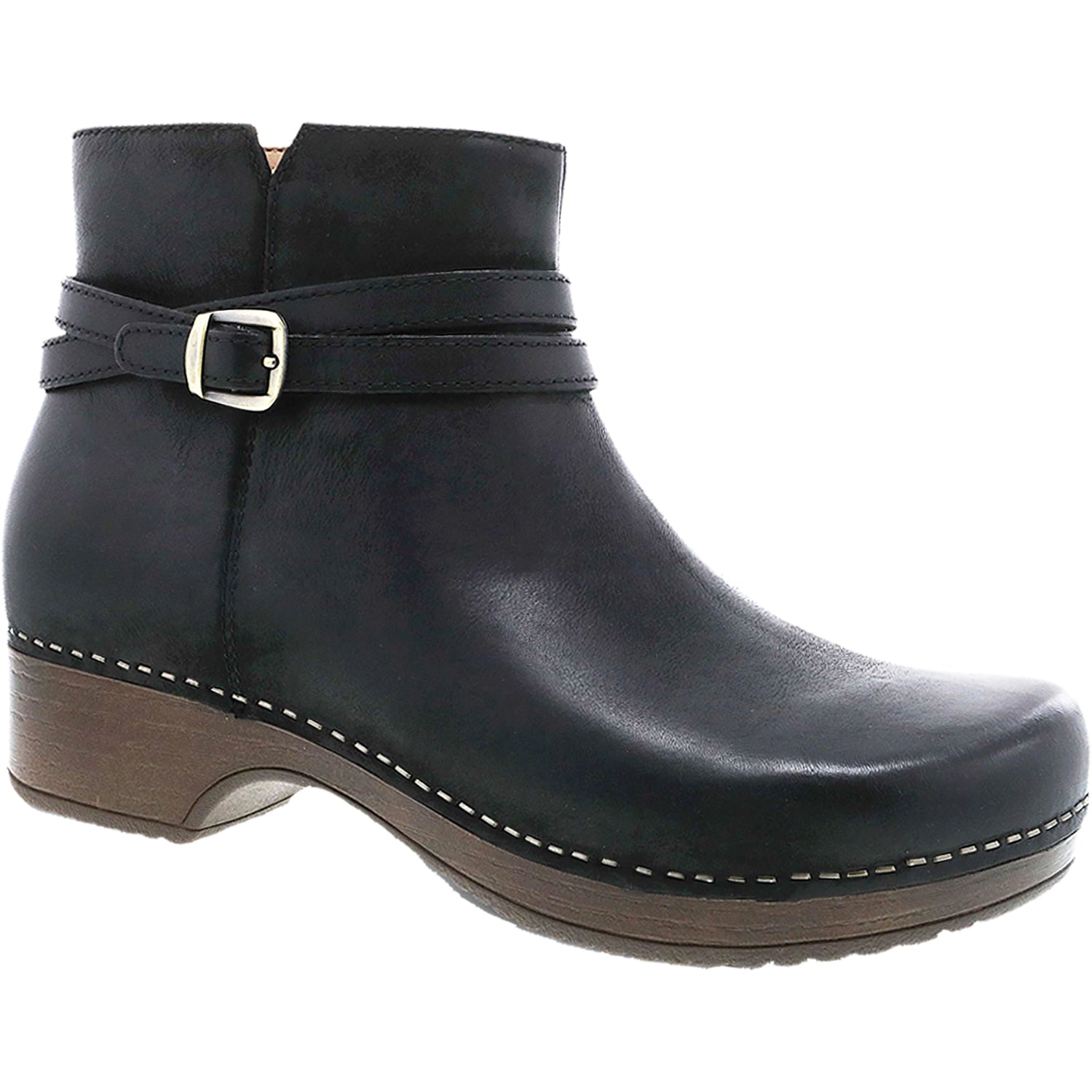 Dansko Brook Women's Boots Black Burnished Nubuck