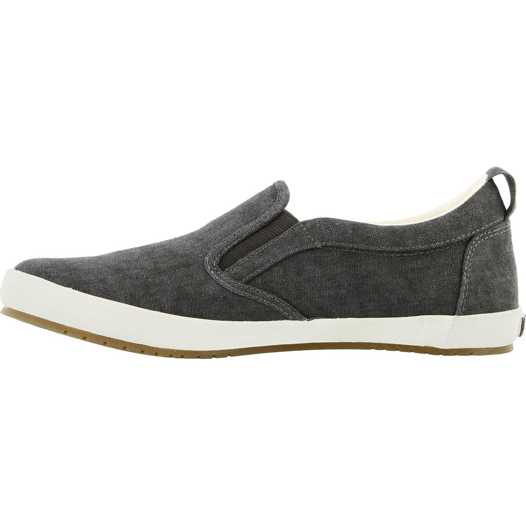 Taos Dandy Women's Slip On Sneakerss Charcoal Washed Canvas