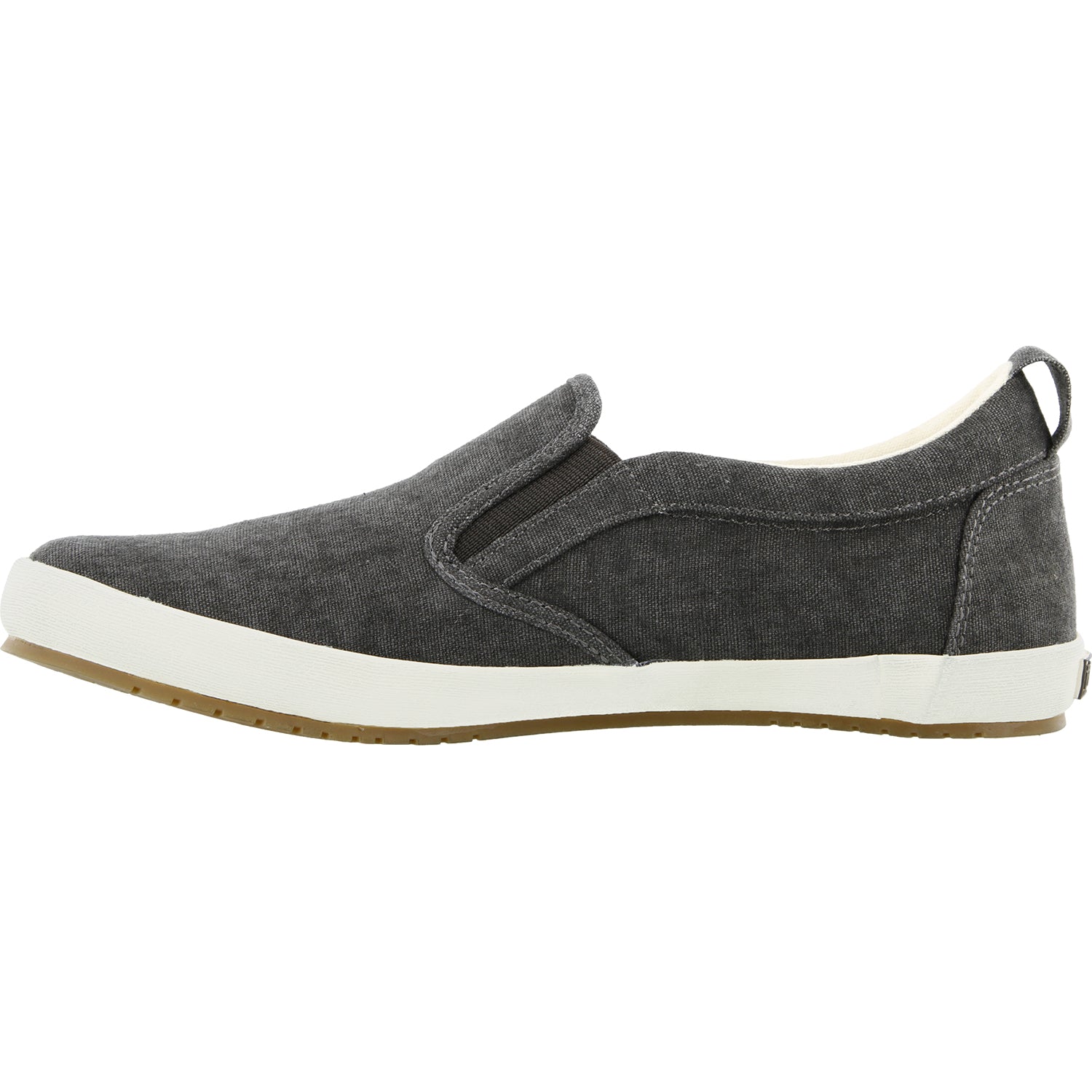Taos Dandy Women's Slip On Sneakerss Charcoal Washed Canvas