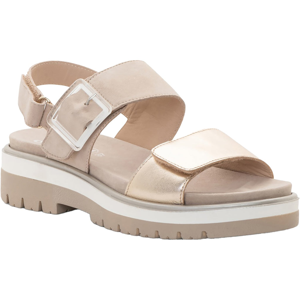 Ara Marbella Women's Sandals Sand Metallic Leather