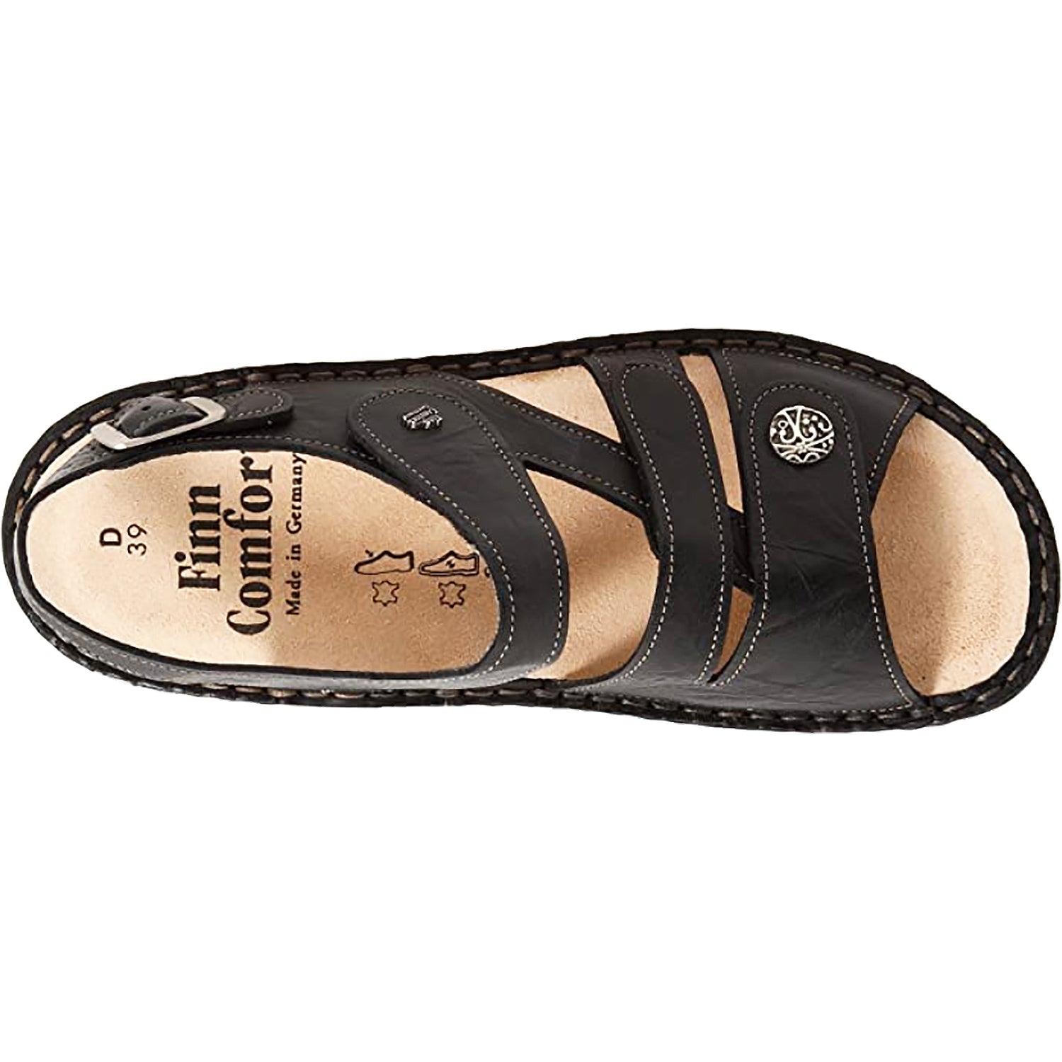 Finn Comfort Gomera Soft Women's Sandals Black Leather