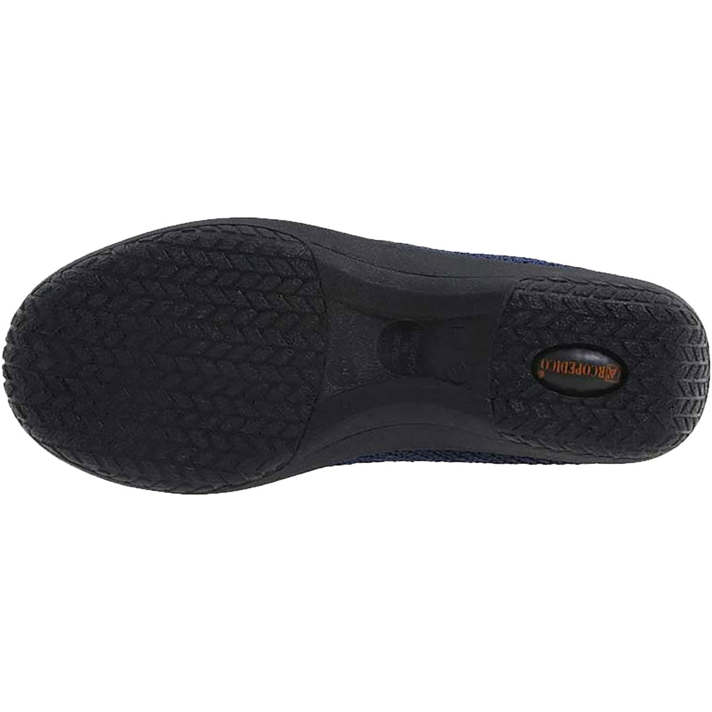Arcopedico LS Women's Lace Up Shoes Navy Knit Fabric
