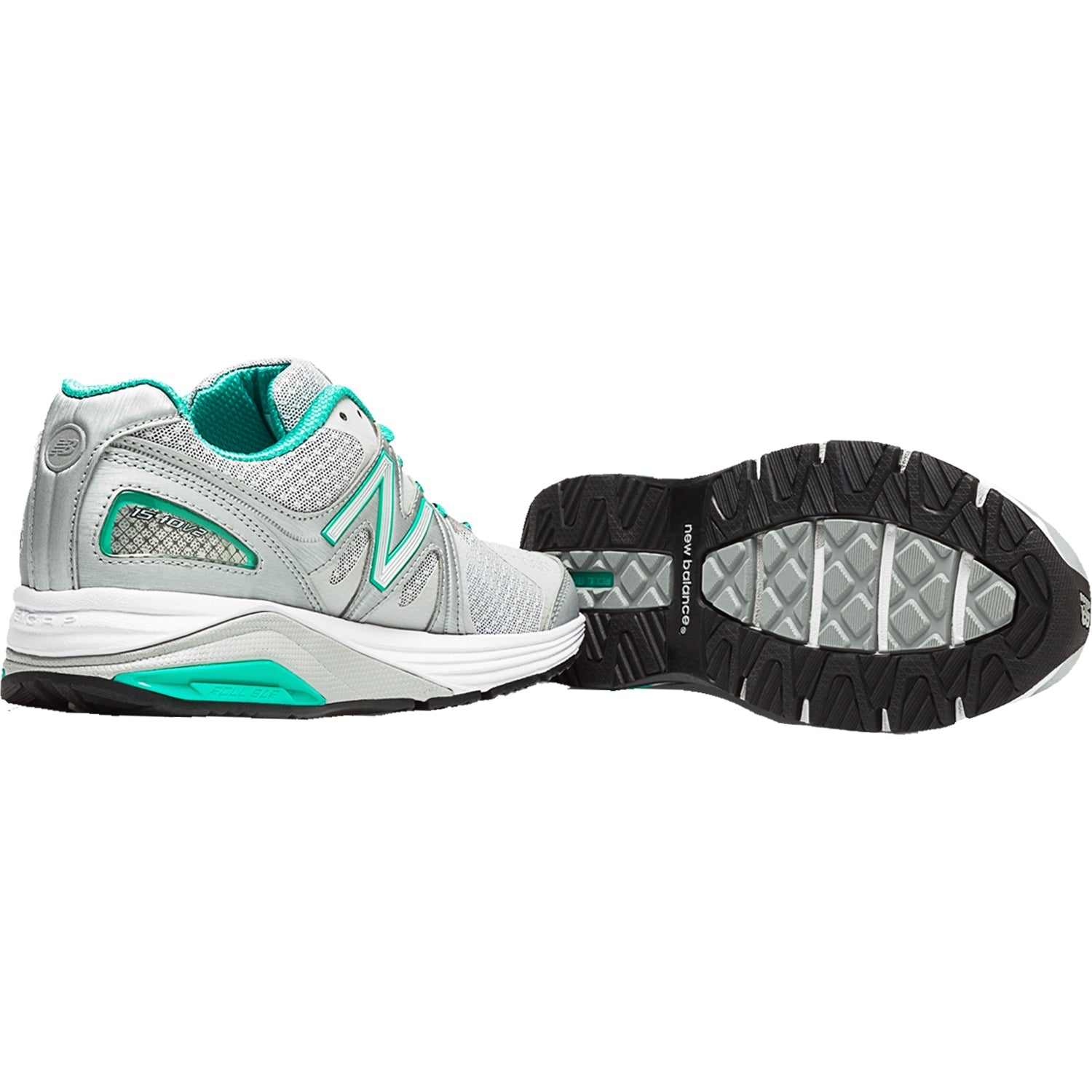New Balance W1540SG2 Running (Stability Support) Women's Stability Support Shoes Silver/Green Synthetic/Mesh