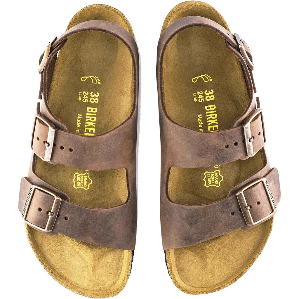 Birkenstock Milano Unisex Sandals Habana Oiled Leather