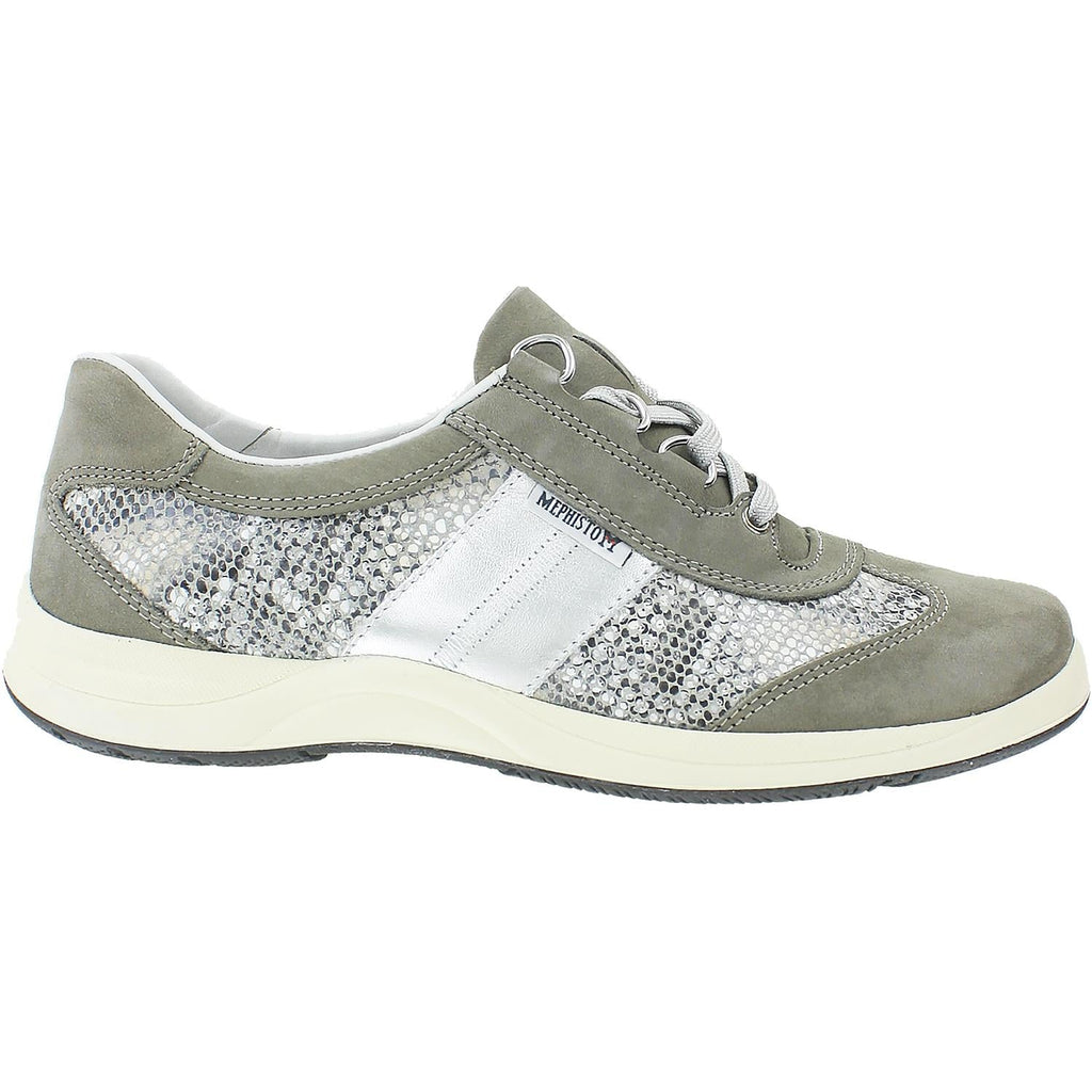 Mephisto Laser Women's Sneakers Light Grey/Sand Boa/Nickel Nubuck