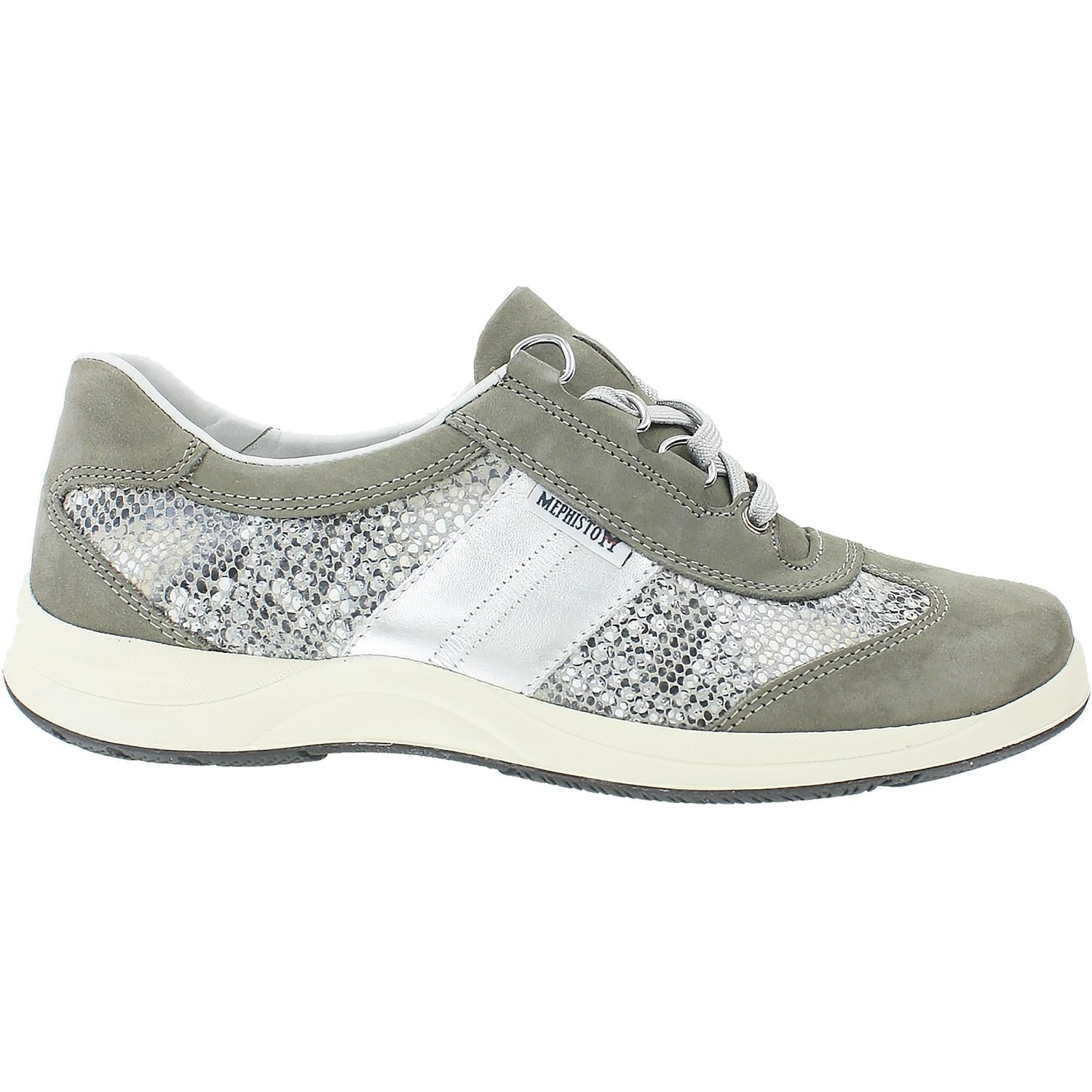 Mephisto Laser Women's Sneakers Light Grey/Sand Boa/Nickel Nubuck