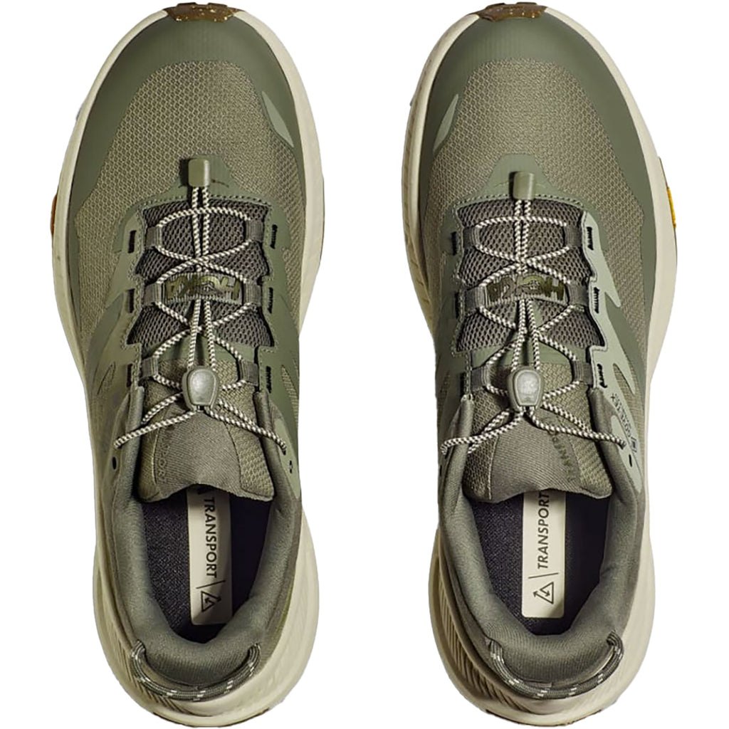 Hoka Transport GTX Men's Everyday Shoes Slate/Oat Milk Mesh