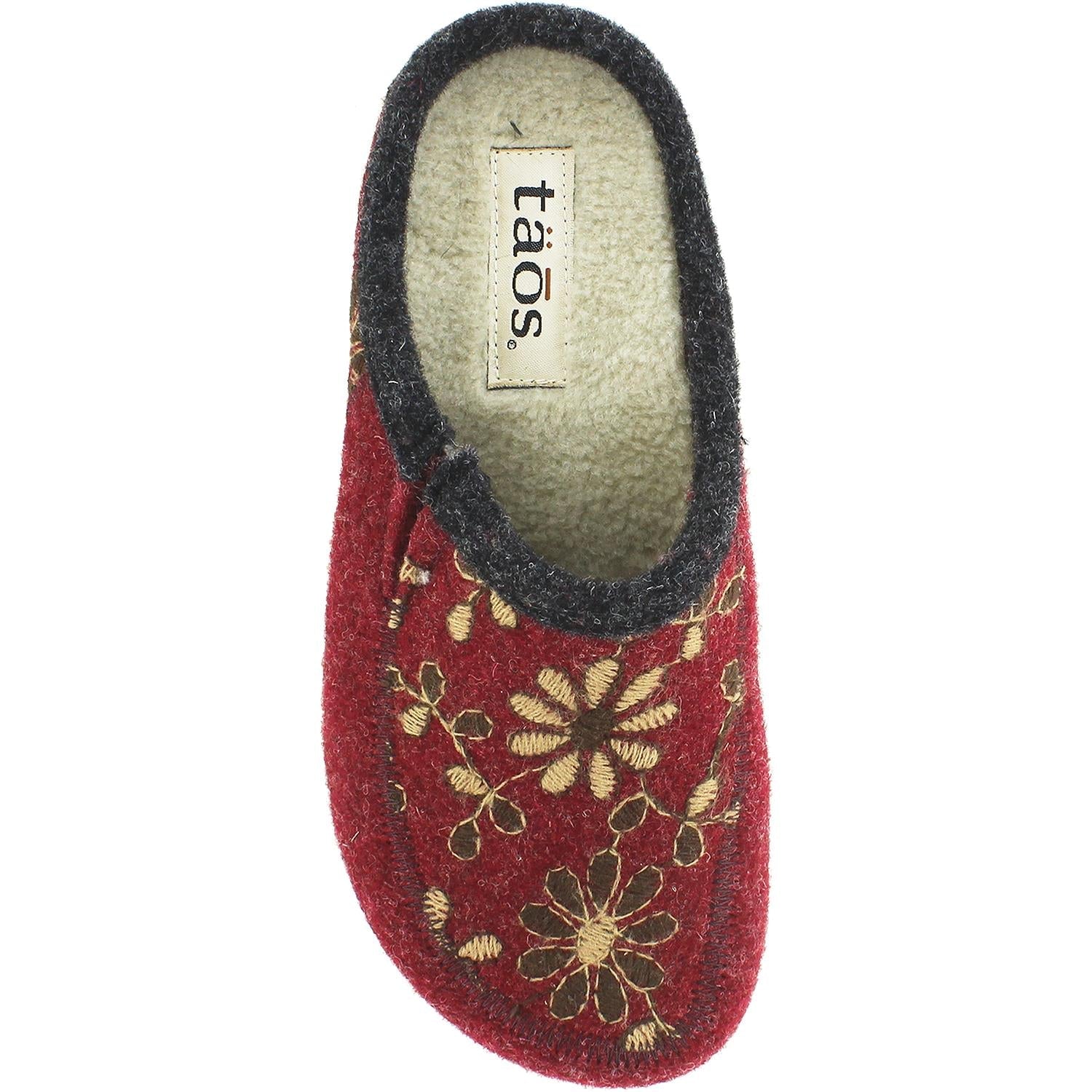 Taos Woolderness 2 Women's Clogs Cranberry Wool