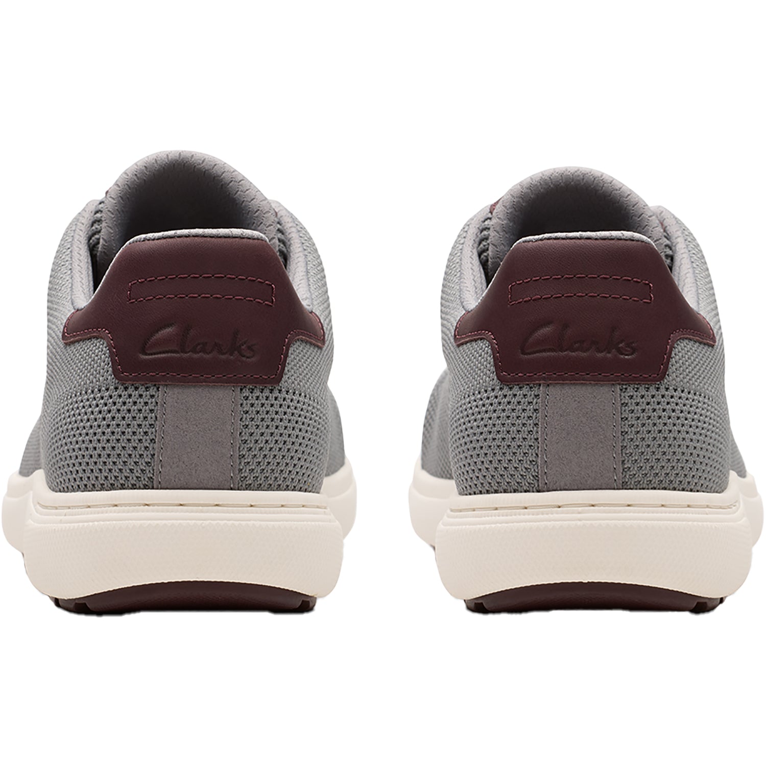 Clarks Mapstone Lace Men's Lace Up Shoes Grey Knit