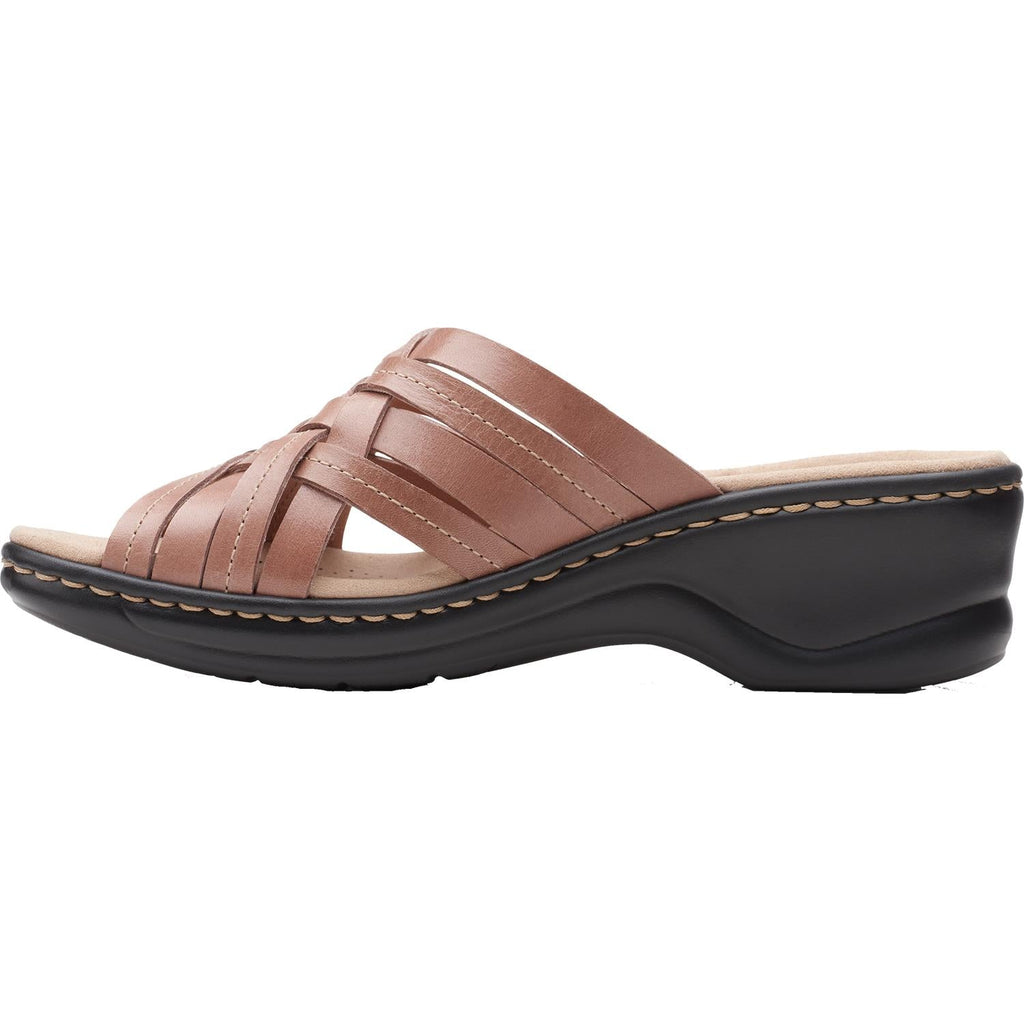 Clarks Lexi Selina Women's Platform Sandals Dusty Pink Leather