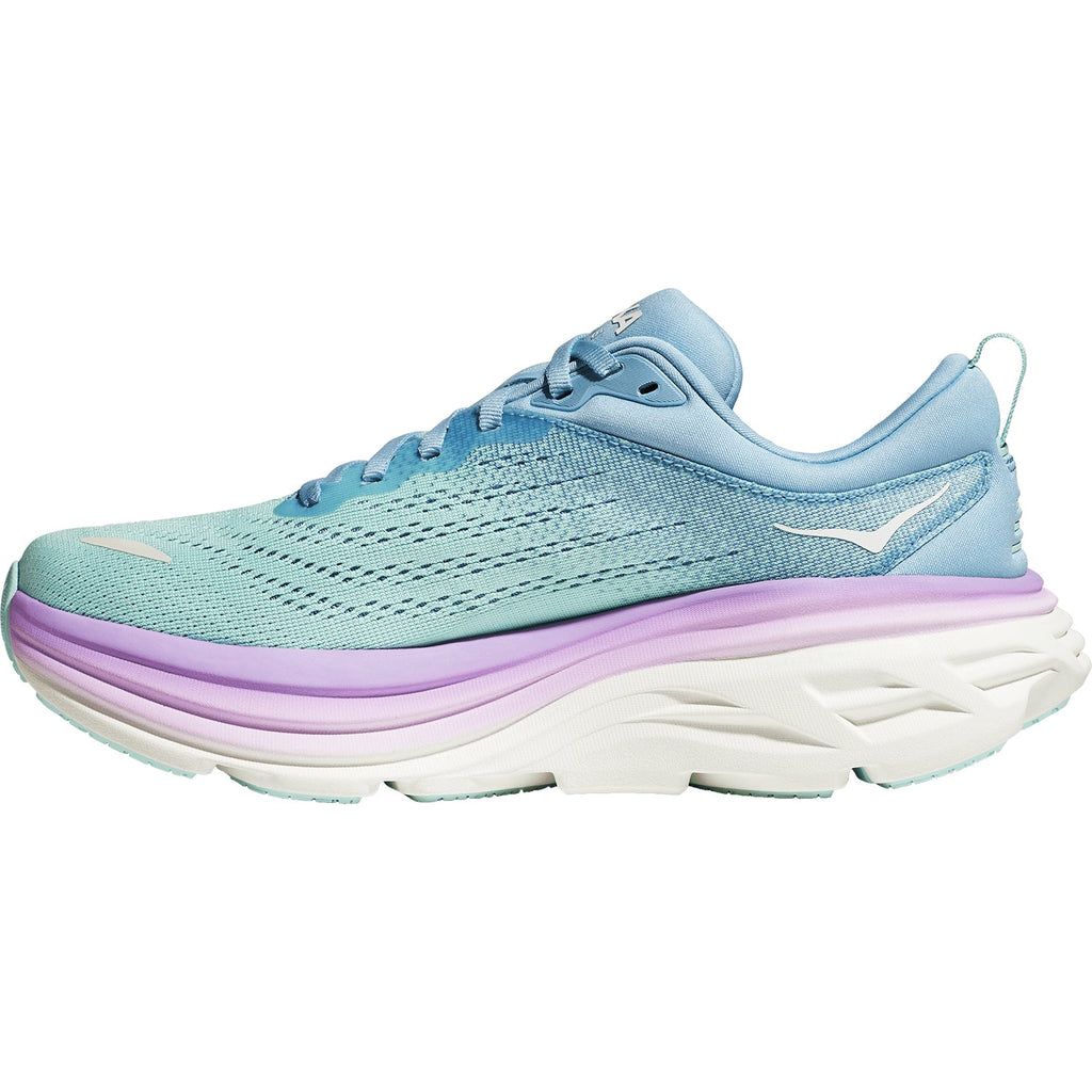 Hoka Bondi 8 (Neutral Support) Women's Running Shoes Airy Blue/Sunlit Ocean Mesh