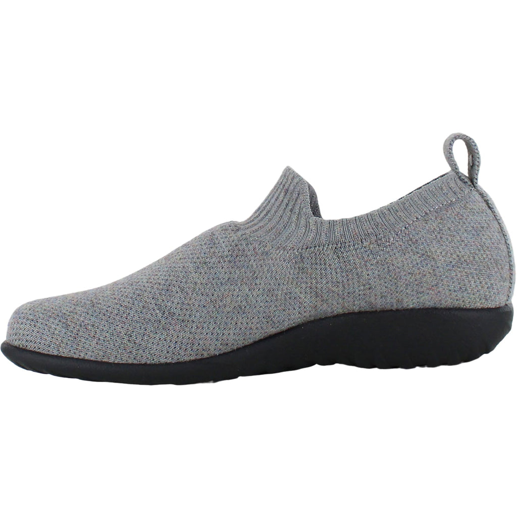 Naot Nuku Grey/ Knit Women's Knit Shoes Black/Grey
