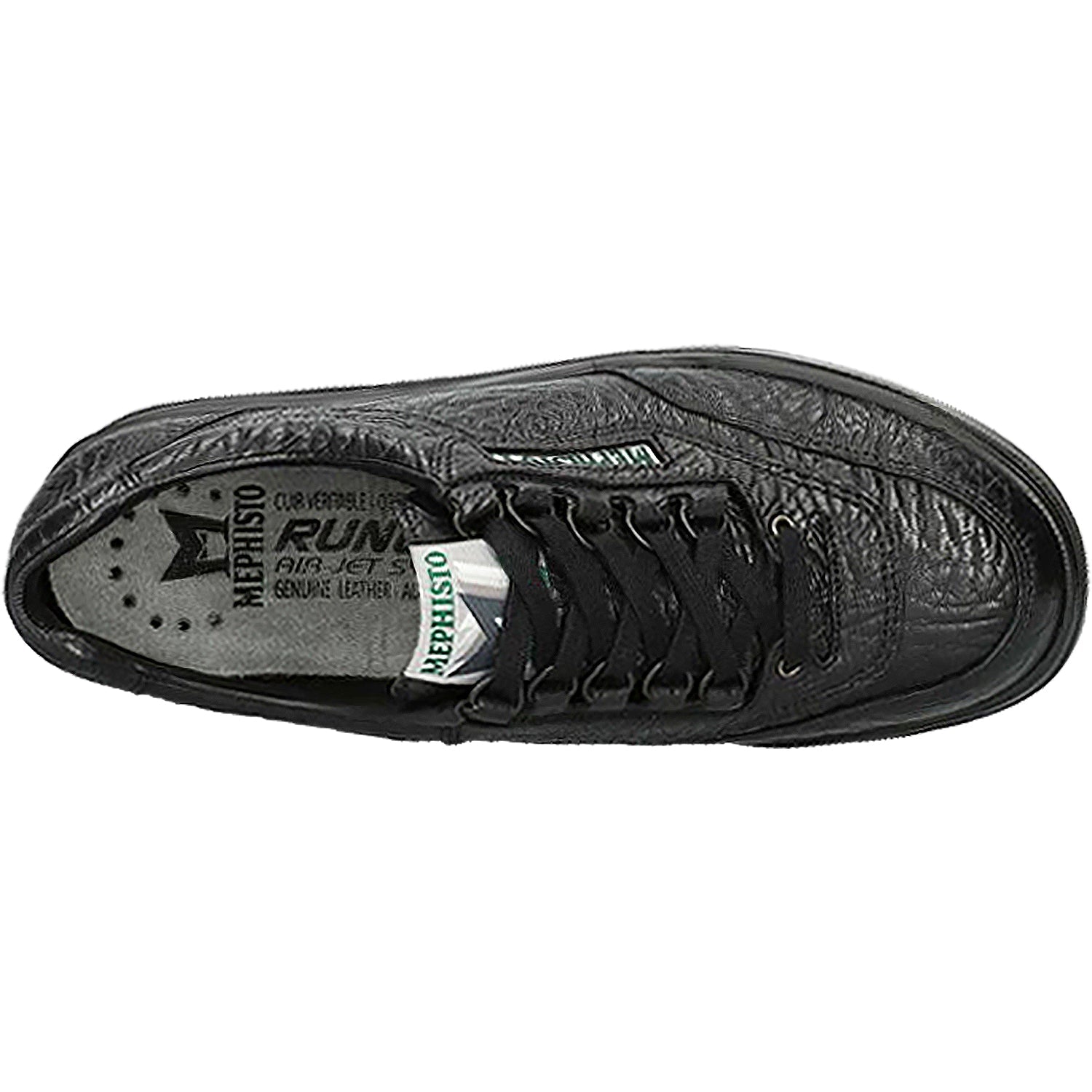 Mephisto Match Men's Walking Shoes Black Leather