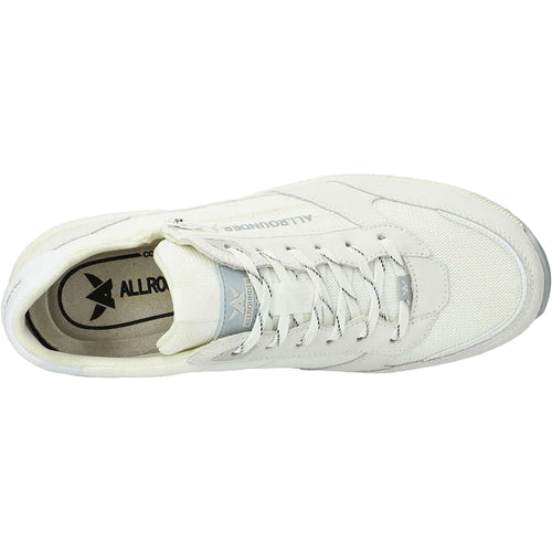 Allrounder by Mephisto Scarmaro Men's Lace Up Shoes Blanc/Blanc Suede
