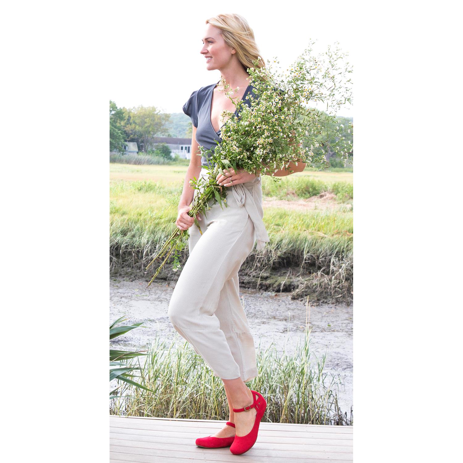 Women's Earth Capri Black Nubuck