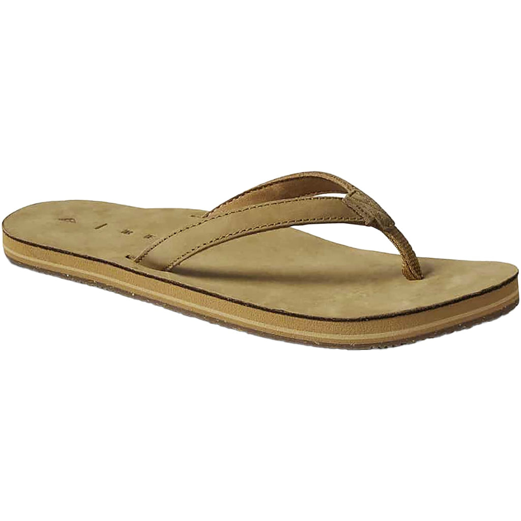 Reef Solana Women's Thong Sandals Tan Leather