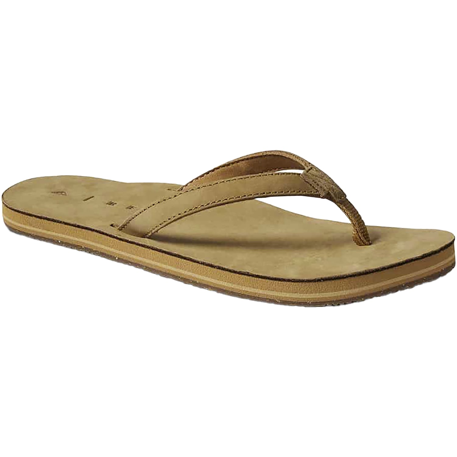 Reef Solana Women's Thong Sandals Tan Leather