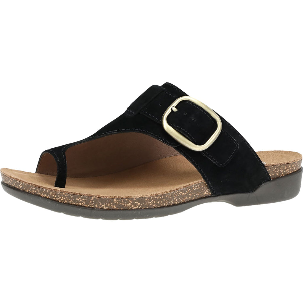 Dansko Rylee Women's Sandals Thong Sandals Black Suede