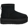 UGG Classic Mini Platform Women's Boots Black Suede