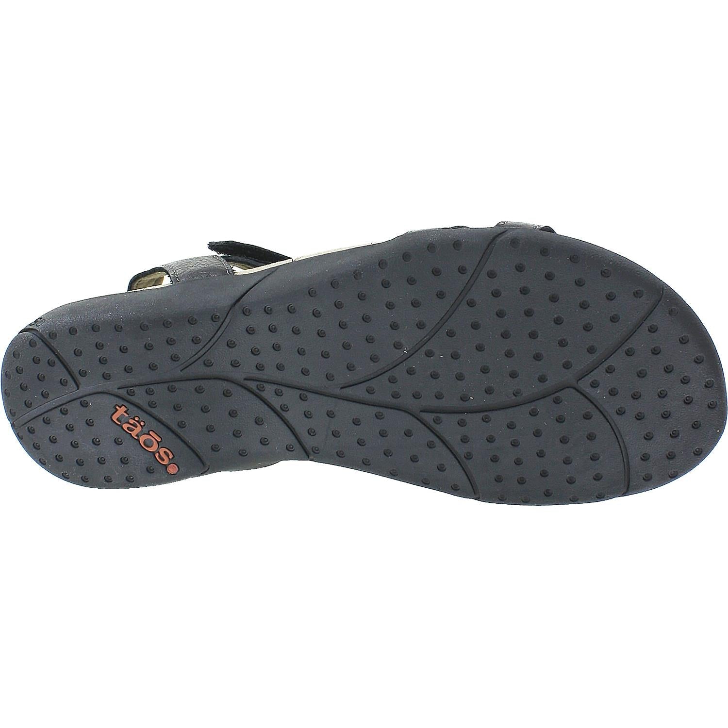 Taos Trophy 2 Women's Backstrap Sandals Black Leather