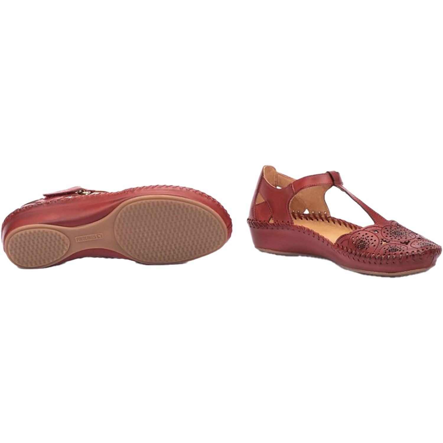 Pikolinos P Vallarta 655-0734 Women's Shoes Sandia Leather