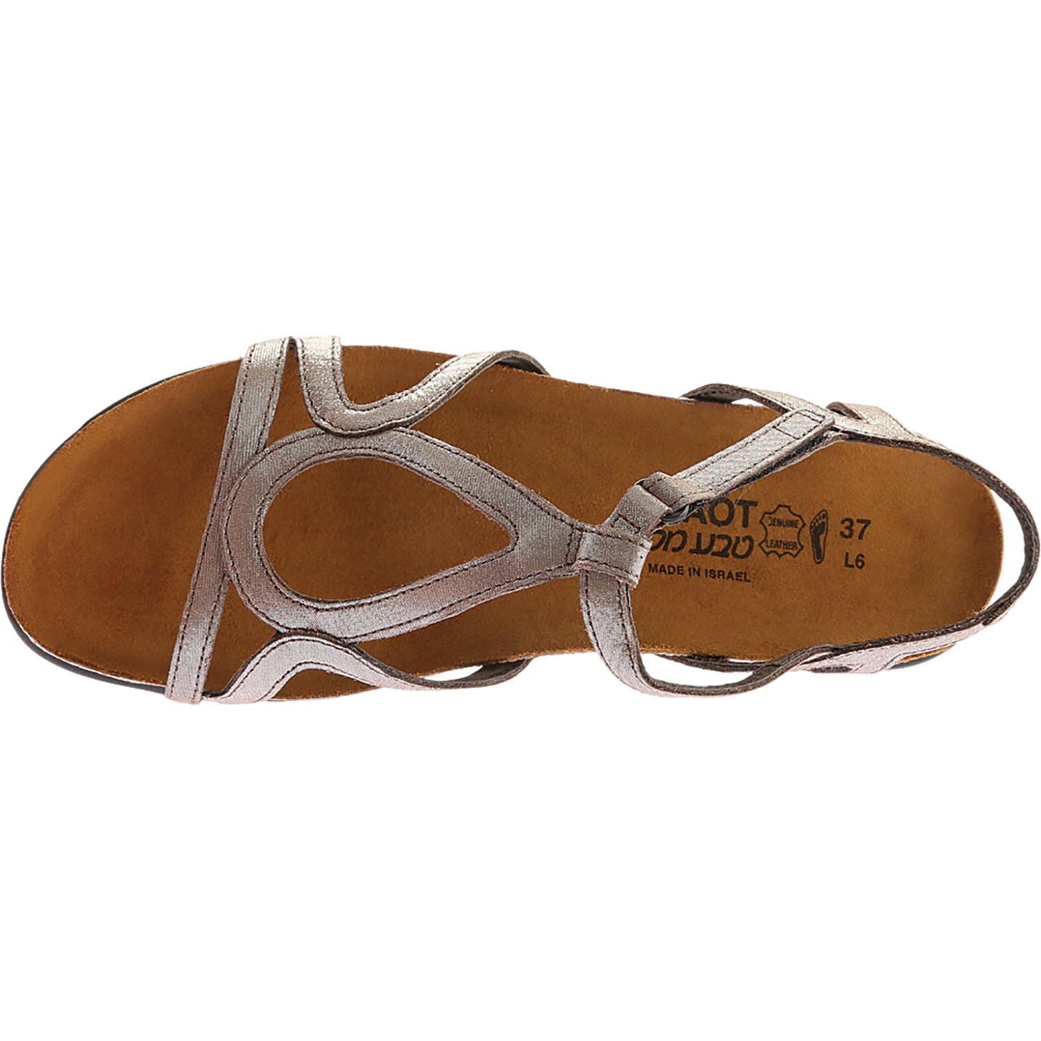 Naot Dorith Women's Sandals Silver Threads Leather