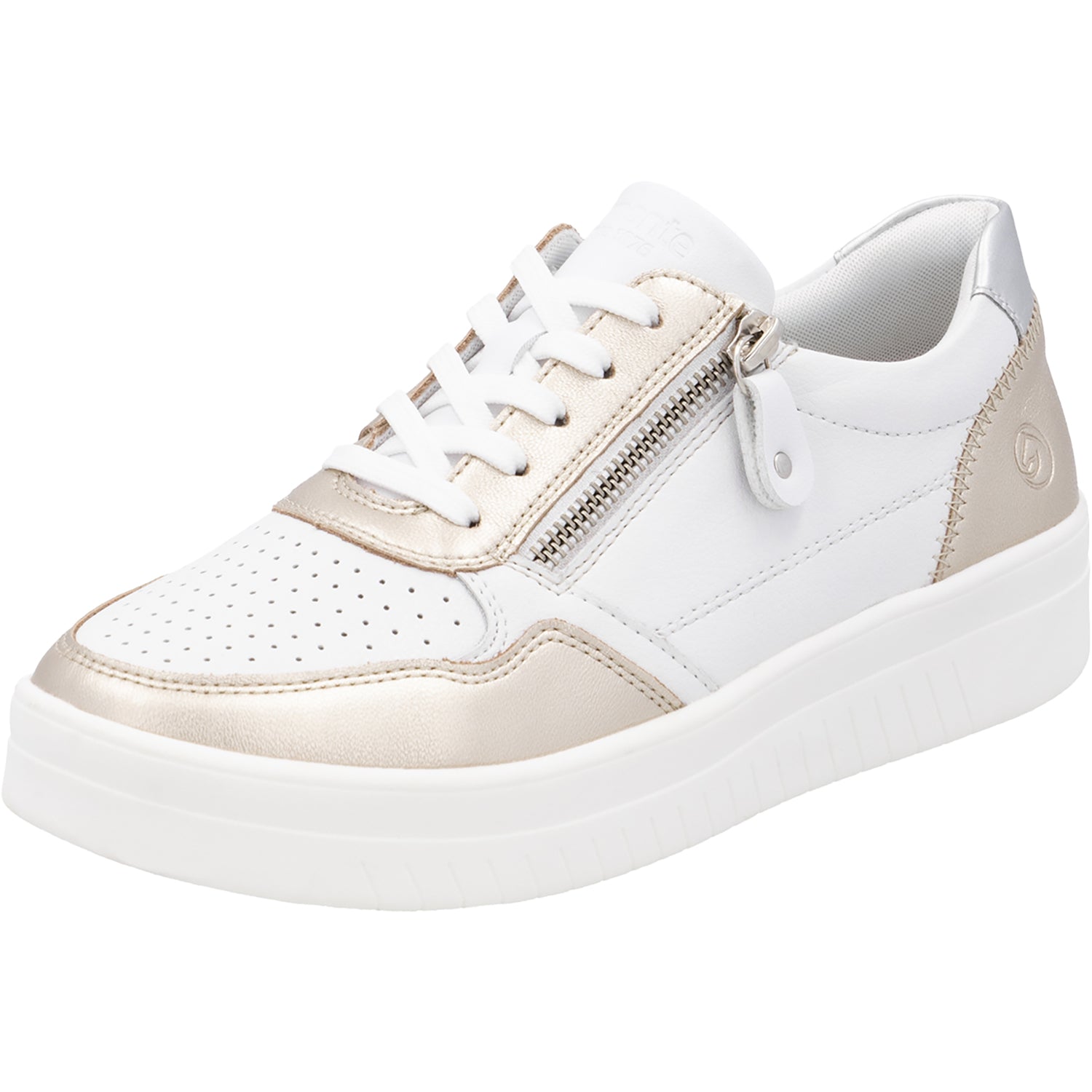 Remonte DOJ05-81 Kendra 01 Women's Sneakers Pale Gold/Weiss/Silver