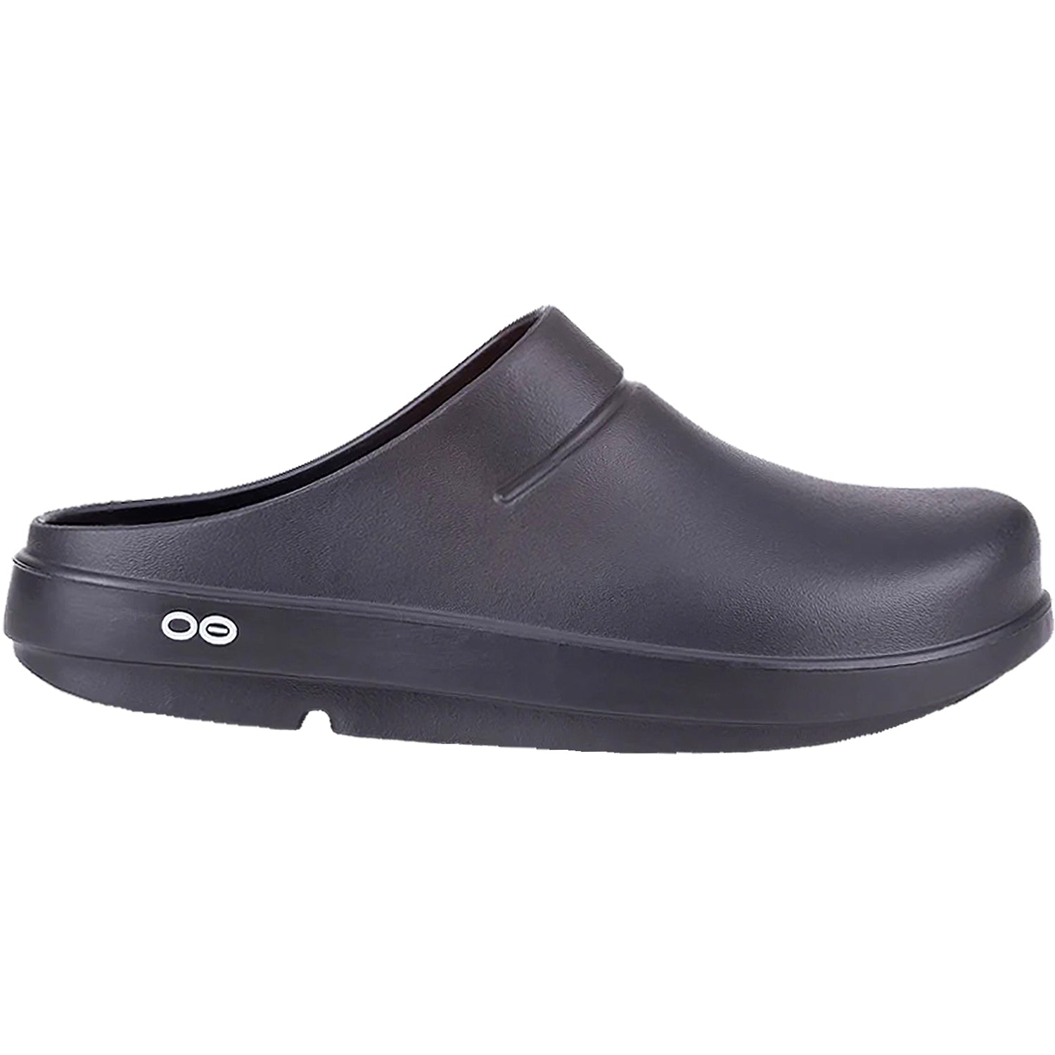 OOFOS OOcloog Unisex Open Back Clogs Black Matte Synthetic