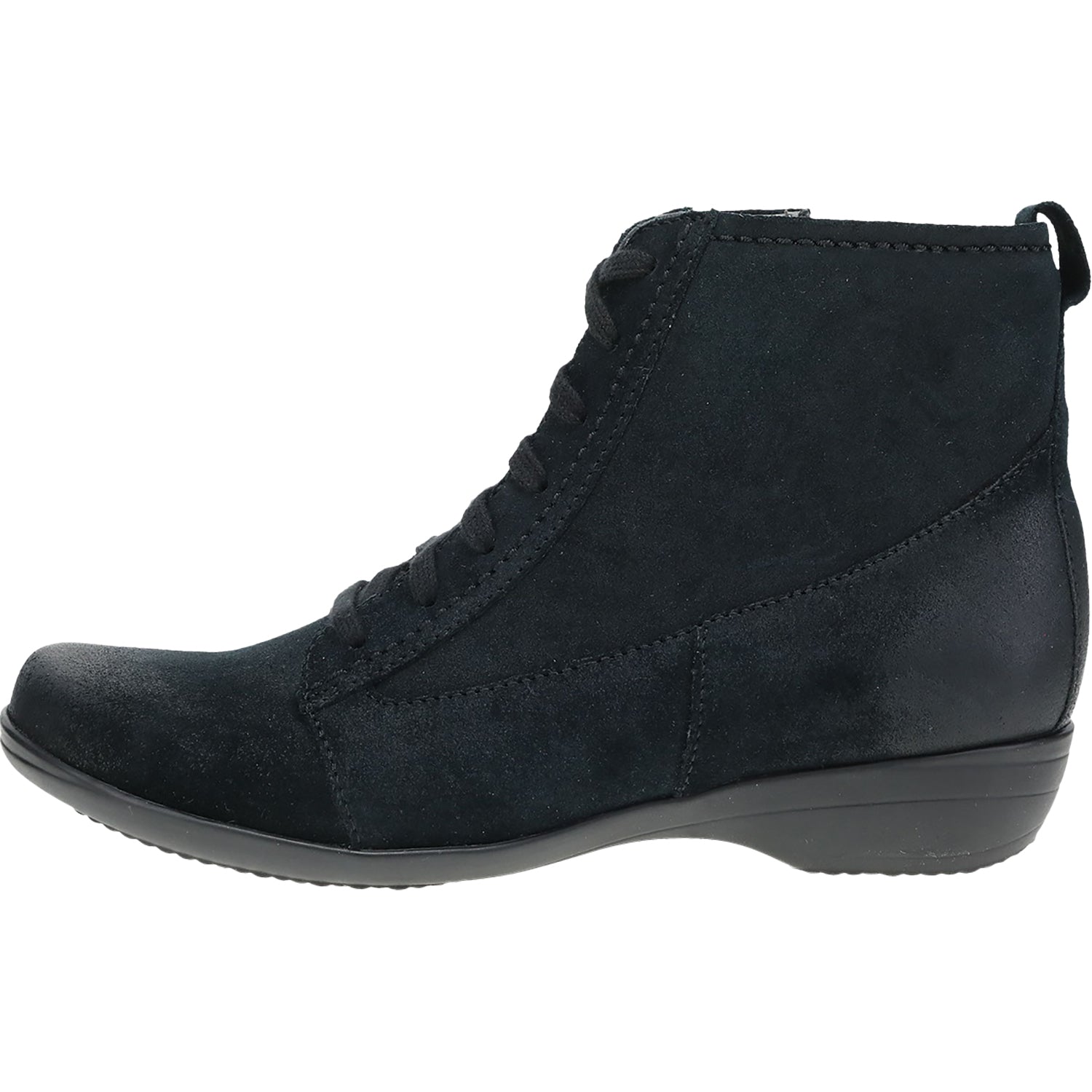 Dansko Fergie Women's Booties Black Burnished Suede