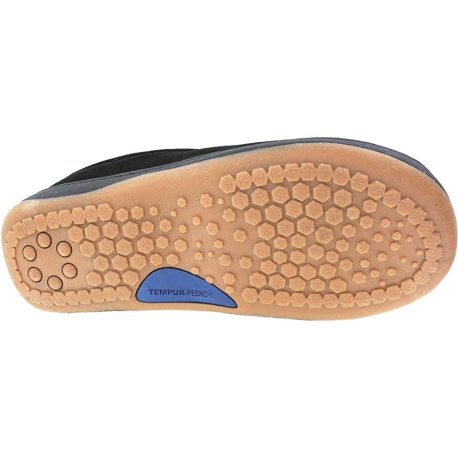 Tempur-Pedic Arlow Men's Tempur-Pedic Slippers Black Suede