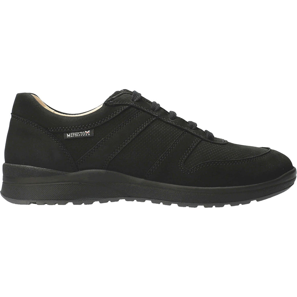 Mephisto Rebeca Perf Women's Walking Shoes Black Bucksoft Nubuck
