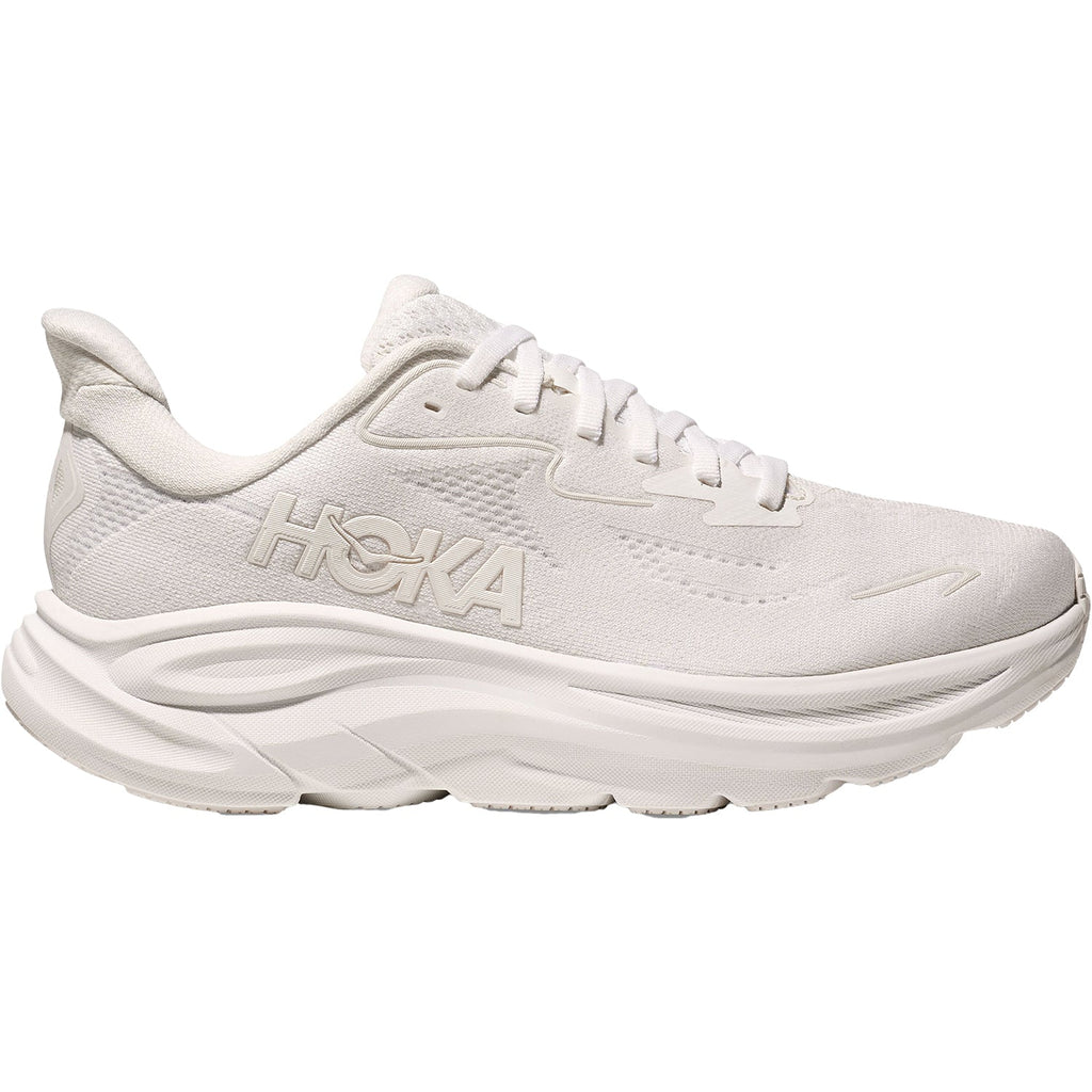 Hoka Clifton 10 (Neutral Support) Men's Athletic Shoes White/White