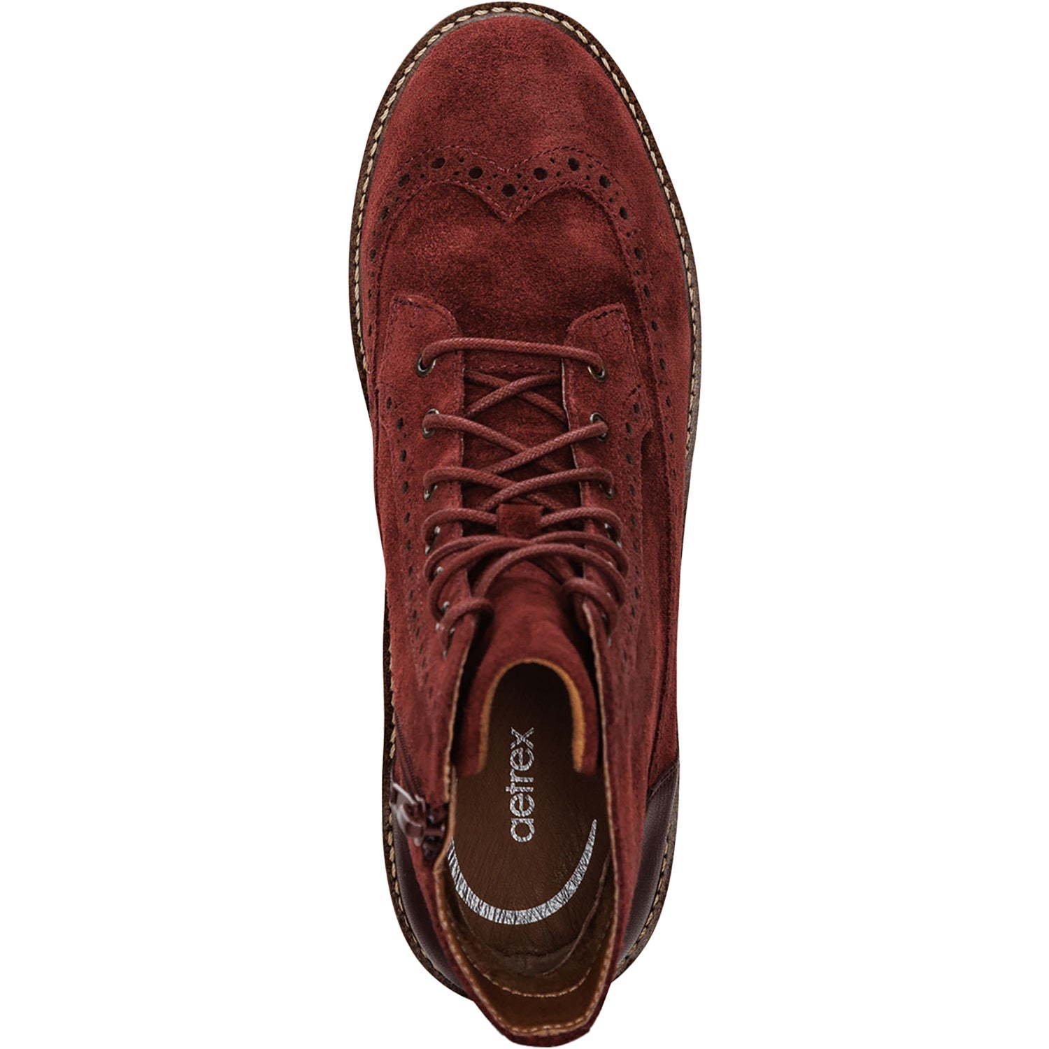Aetrex Margot Women's Boots Dark Red Suede