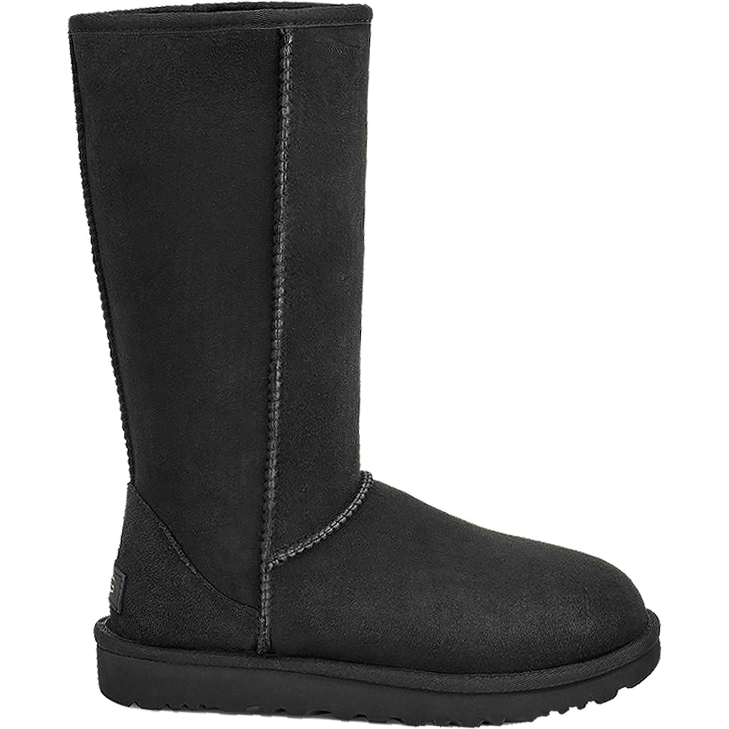UGG Classic Tall II Women's Knee High Boots Black Sheepskin