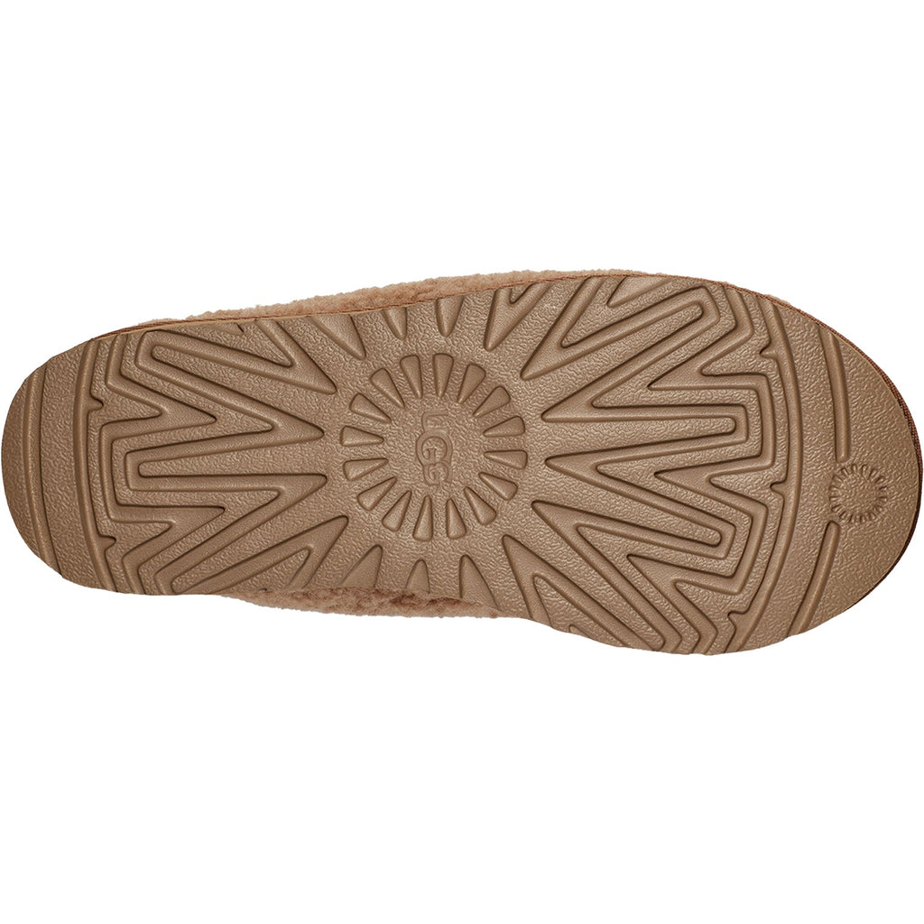 UGG Tasman Maxi Curly Women's Slippers Chestnut Suede