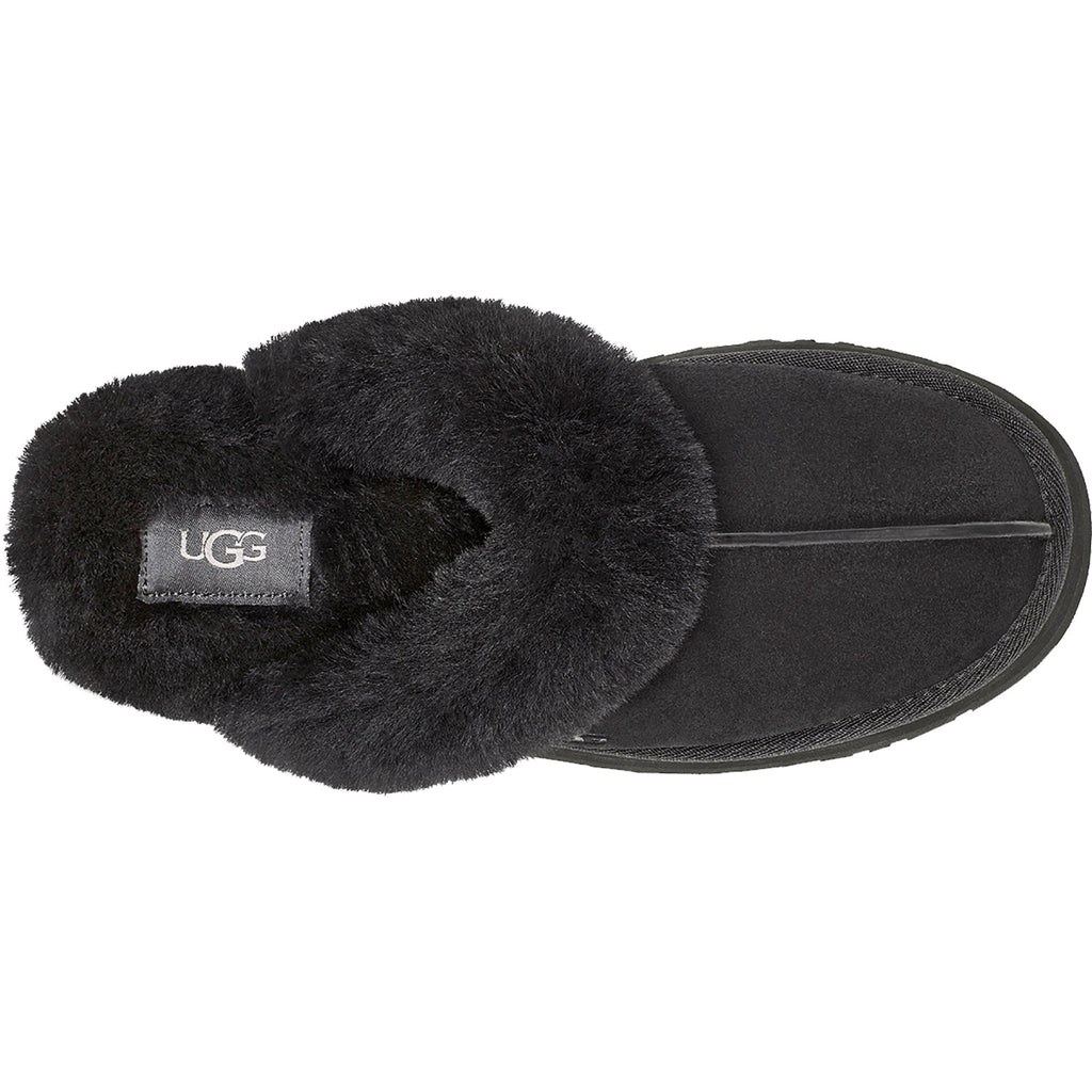 UGG Disquette Women's Slippers Black Sheepskin