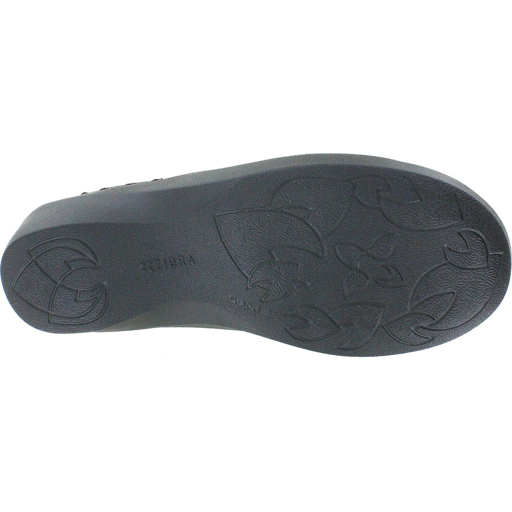 Ziera Allsorts Women's Walking Shoes Espresso Metallic Suede/Grig Nubuck