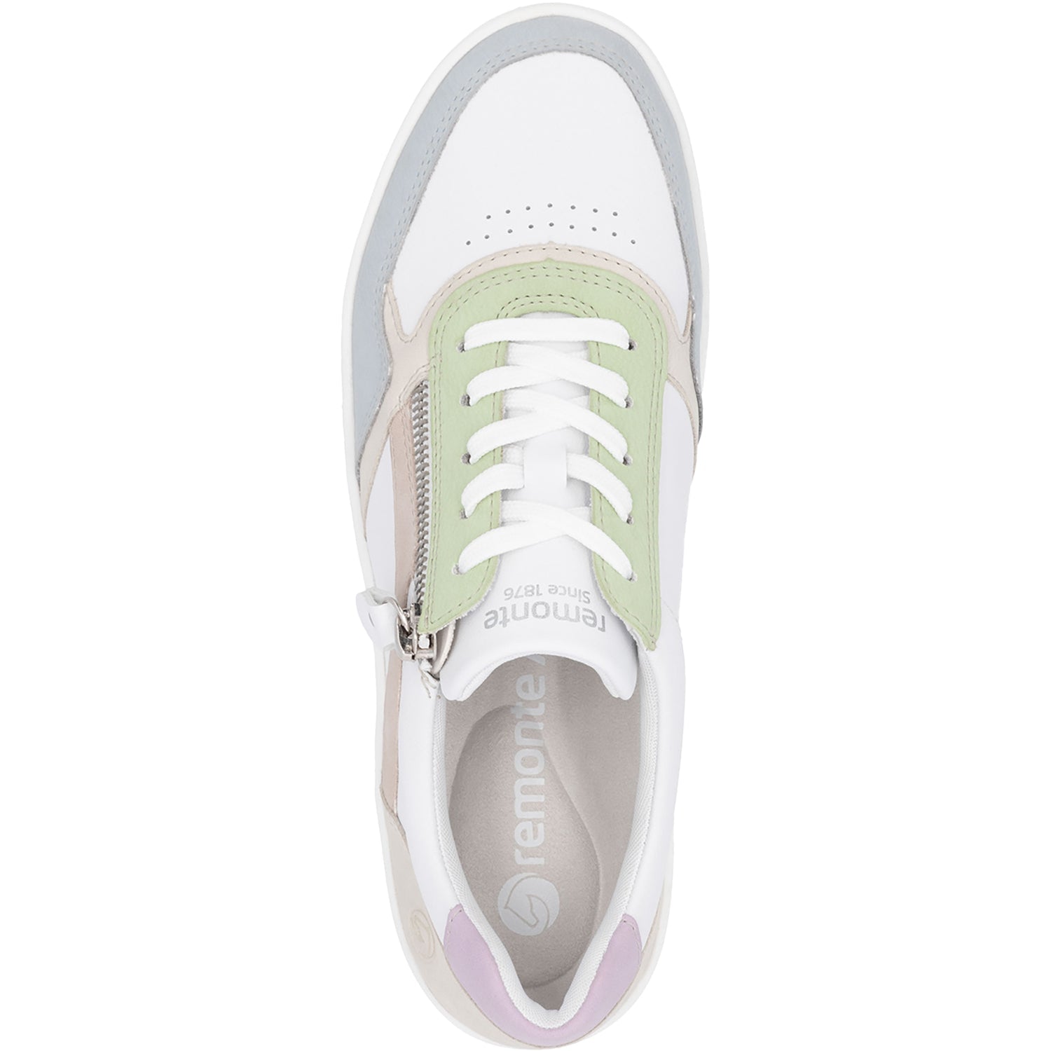 Remonte D0J01-87 Kendra 01 Women's Shoes Blue/Weiss/Cream/Rose Leather