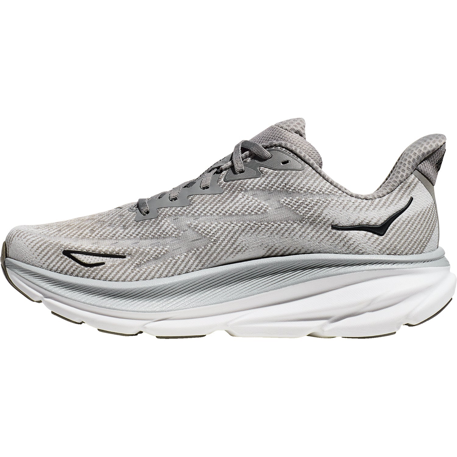 Hoka Clifton 9 (Neutral Support) Men's Running Shoes Harbor Mist/Black Mesh