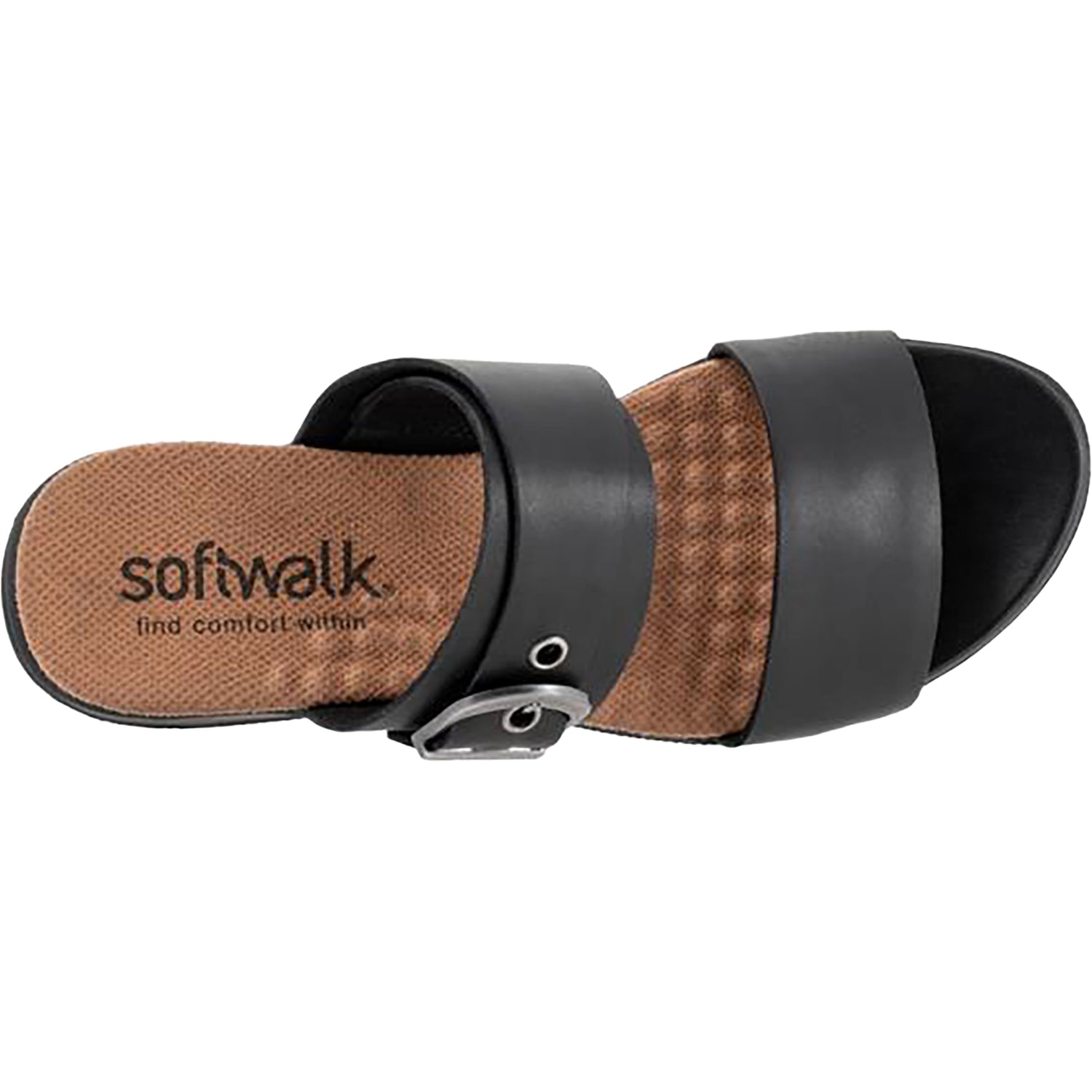 Soft Walk Toki Women's Sandals Black Leather
