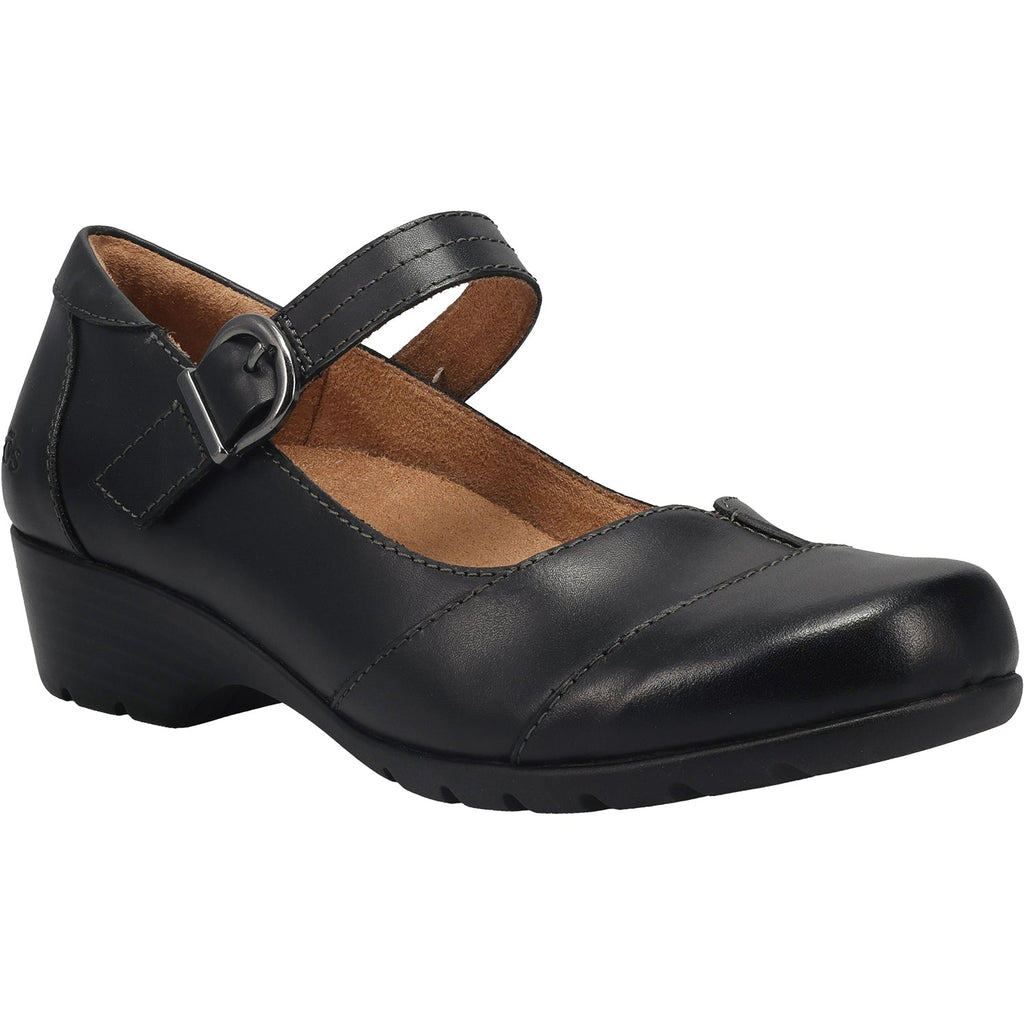 Taos Routine Women's Mary Janes Black Leather
