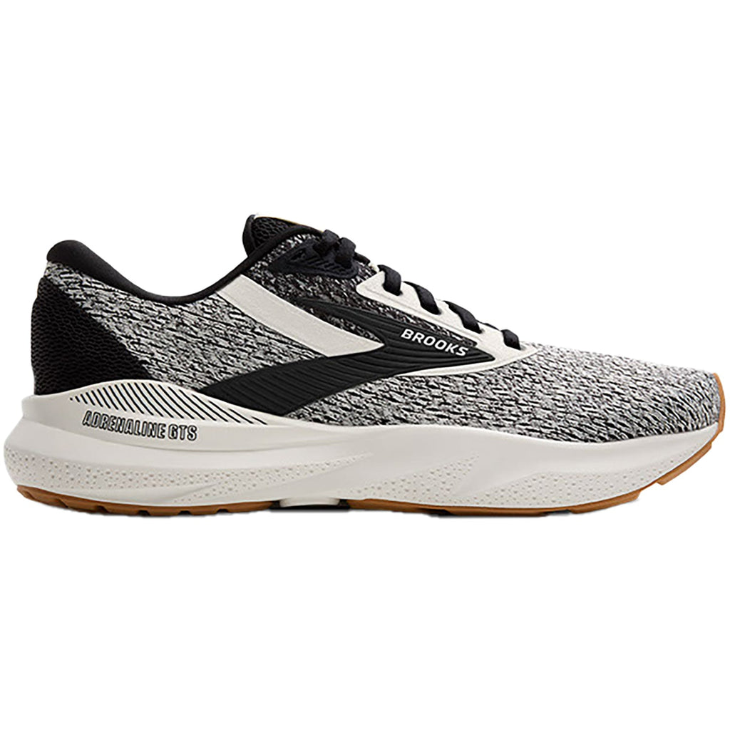 Brooks Adrenaline GTS 24 (Stability Support) Men's Running Shoes Coconut/Black/Biscuit Mesh
