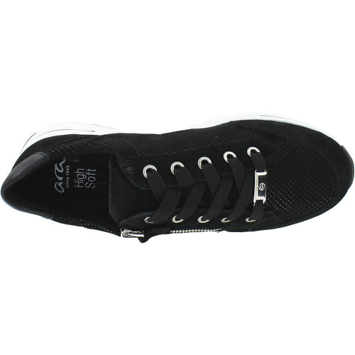 Ara Oleanna Women's Sneakers Black Suede/Puntkid