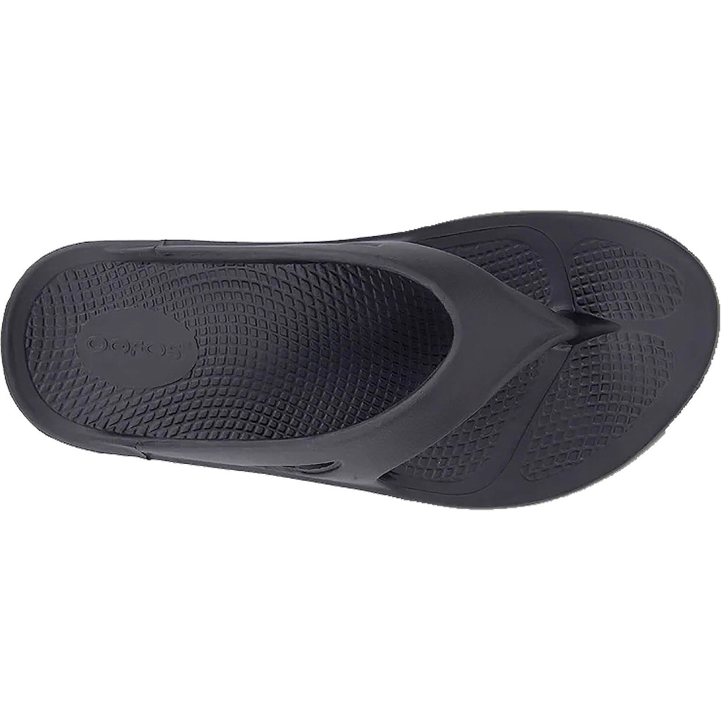 OOFOS OOriginal Unisex Thong Sandals Black Synthetic
