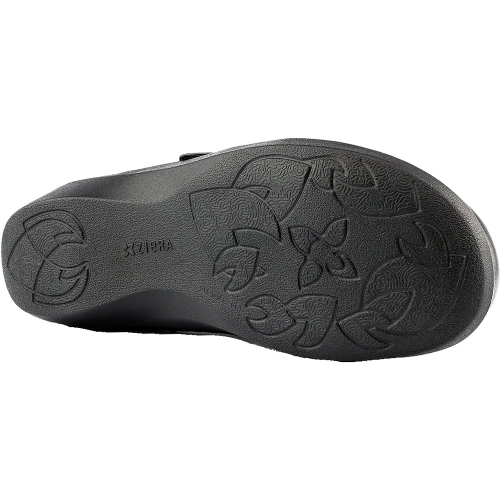 Ziera Gummibear Women's Mary Janes Black Leather