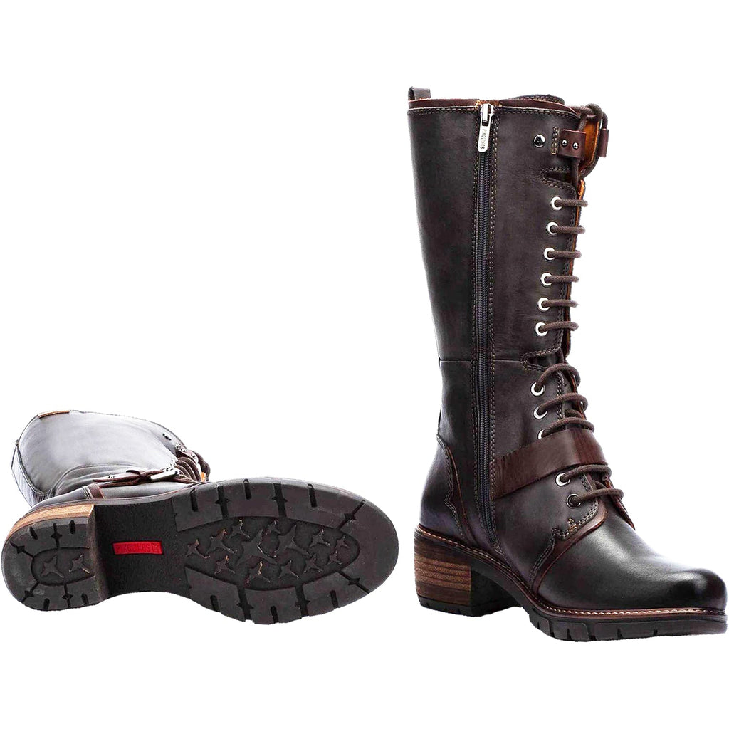 Pikolinos San Sebastian W1T-9624 Women's Tall Boots Lead Leather